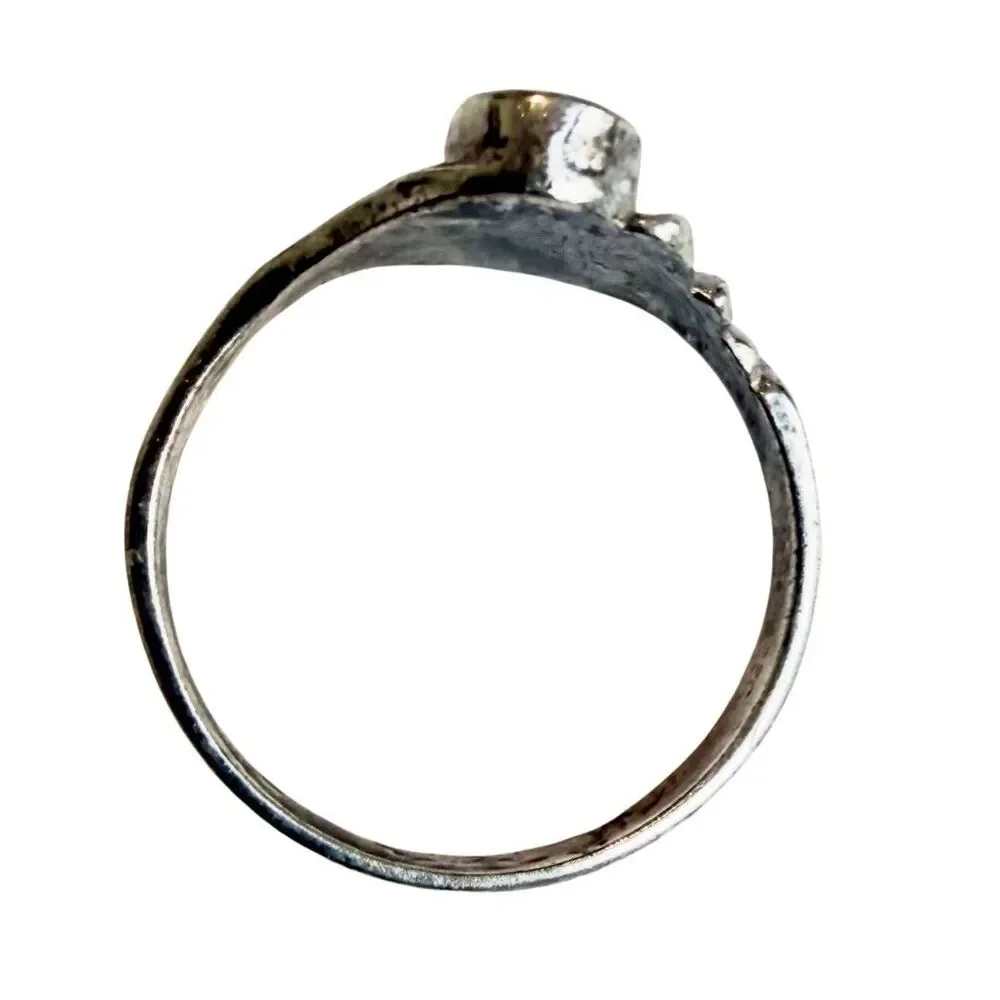 Vintage 925 Sterling Silver Black Onyx Ring